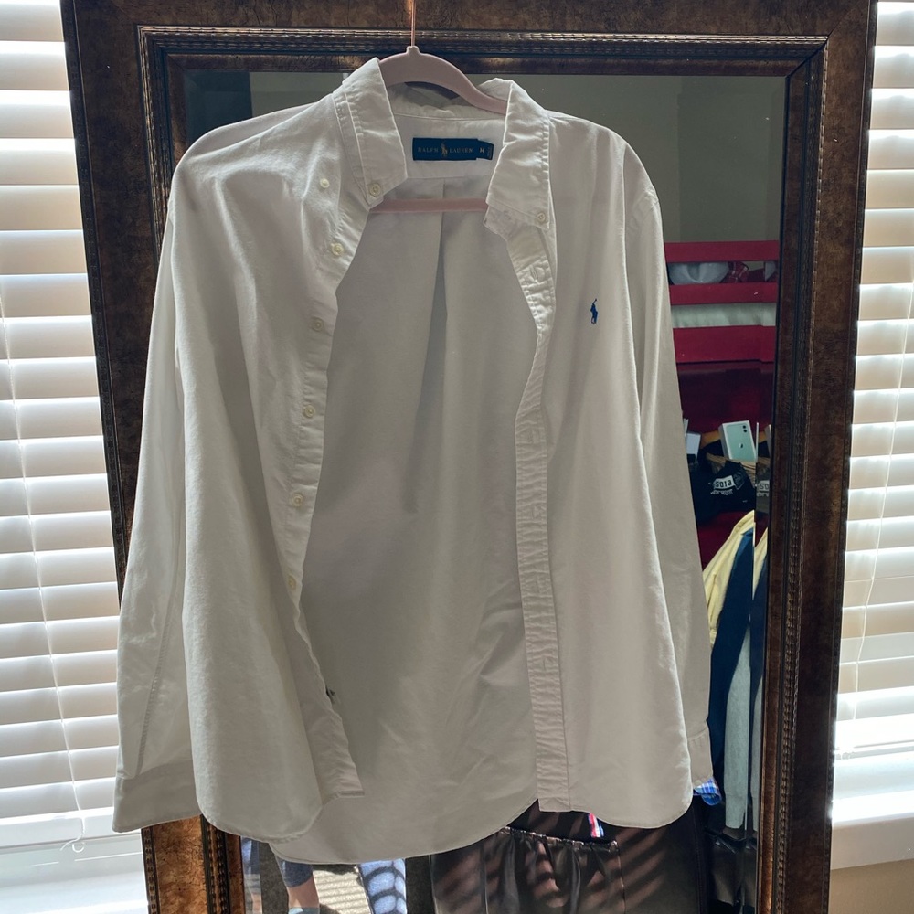 White Polo Button Up